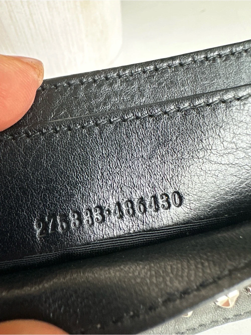 Alexander McQueen Skull Leather Cardholder